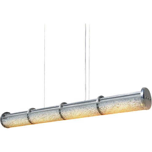 Crystal Cage LED 6 inch Aluminum Pendant Ceiling Light